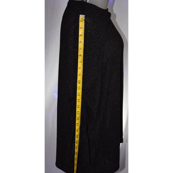 Juicy Couture Black Metallic Sweater sixe XXL - Picture 7 of 9